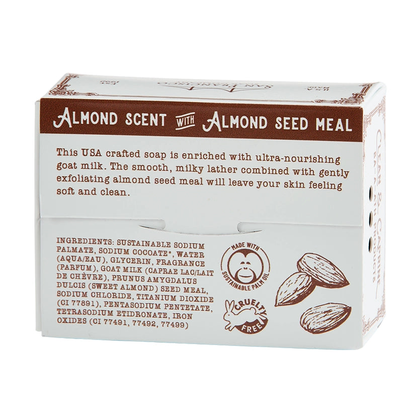 Almond Goat Milk Bar Soap 