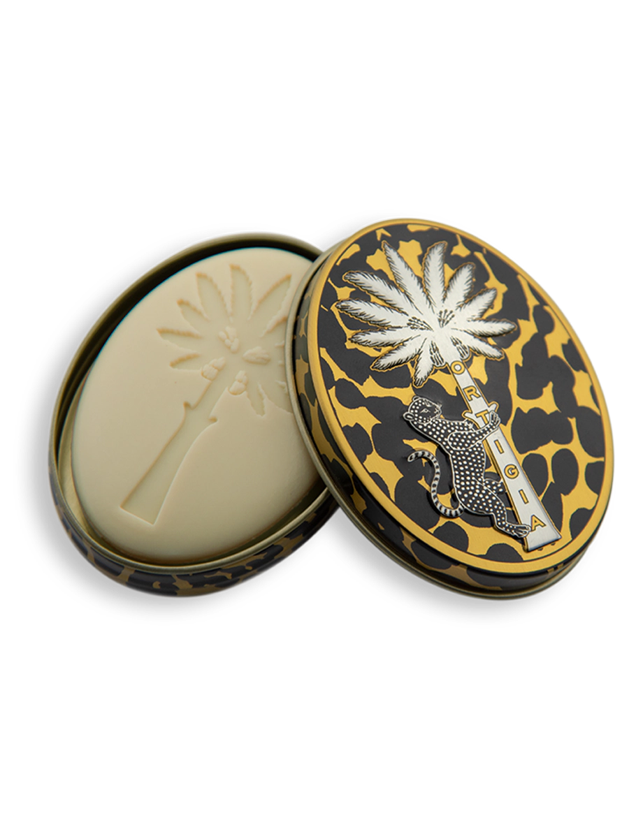 Ortigia Sicilia Ambra Nera Tin Soap 