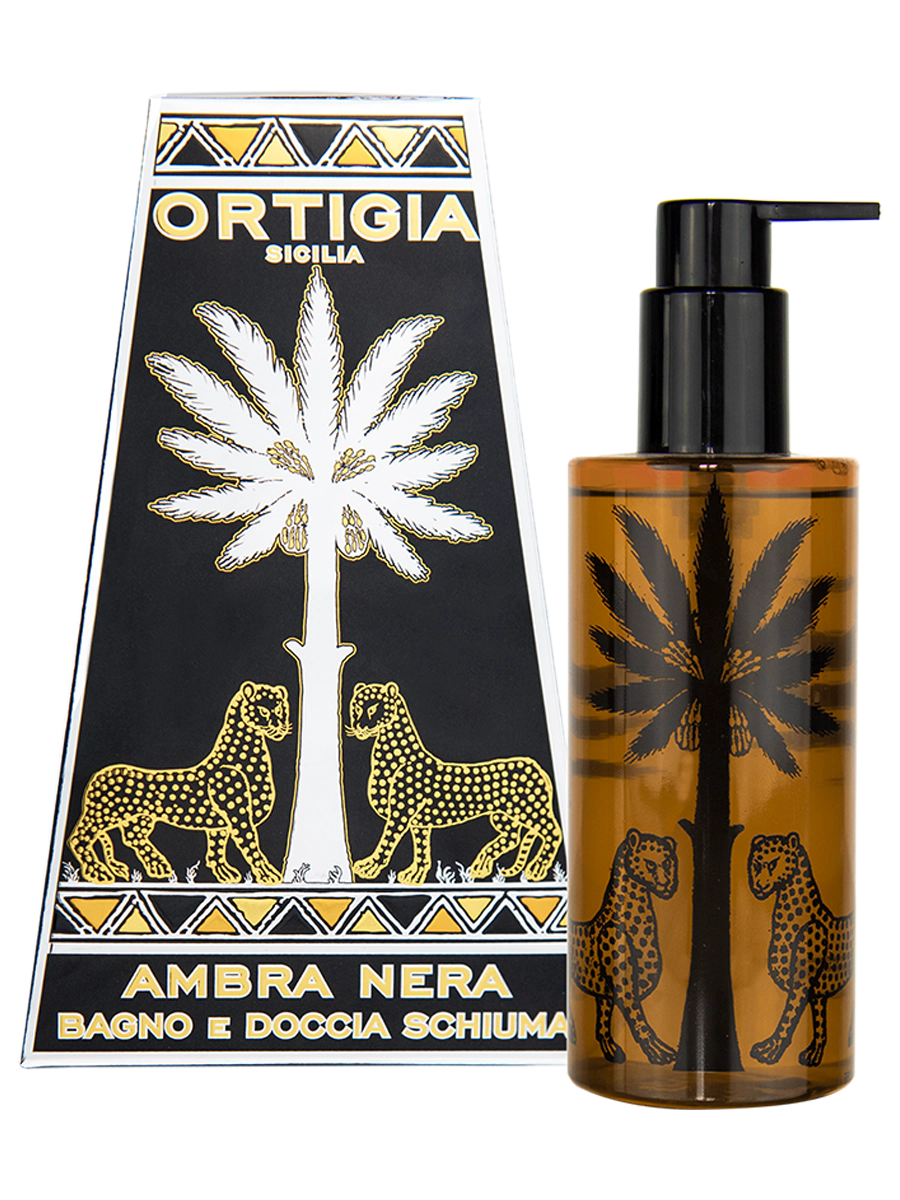 Ortigia Sicilia Ambra Nera Shower Gel 