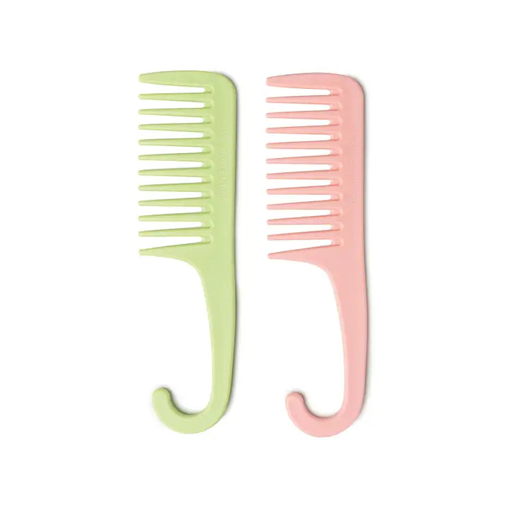 Lemon Lavender Knot Today Detangling Shower Comb with Hangable Hanger 