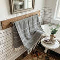 Gia Roma Haley Grey Turkish Beach/Bath Towel