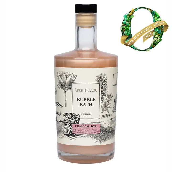 Archipelago Charcoal Rose Bubble Bath 25 oz. 