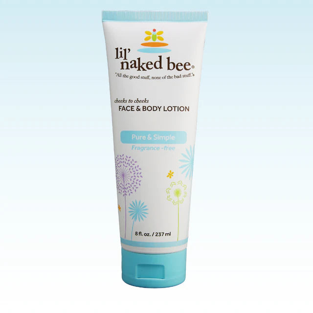 Pure & Simple Cheeks to Cheeks Face & Body Lotion 8 oz 