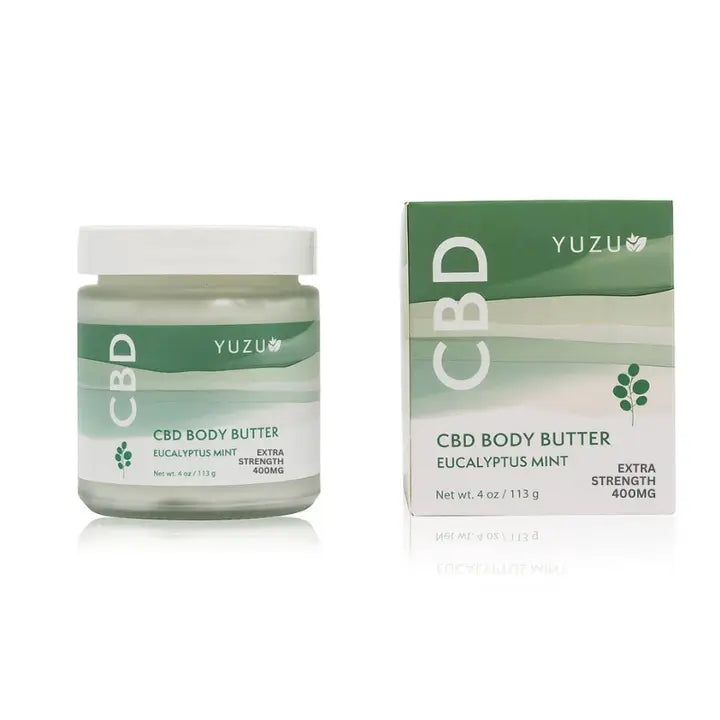 Yuzu CBD Body Butter Eucalyptus Mint 100mg