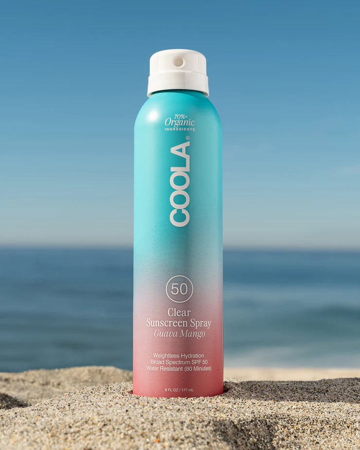 COOLA SPF 50 Guava Mango Clear Sunscreen Spray