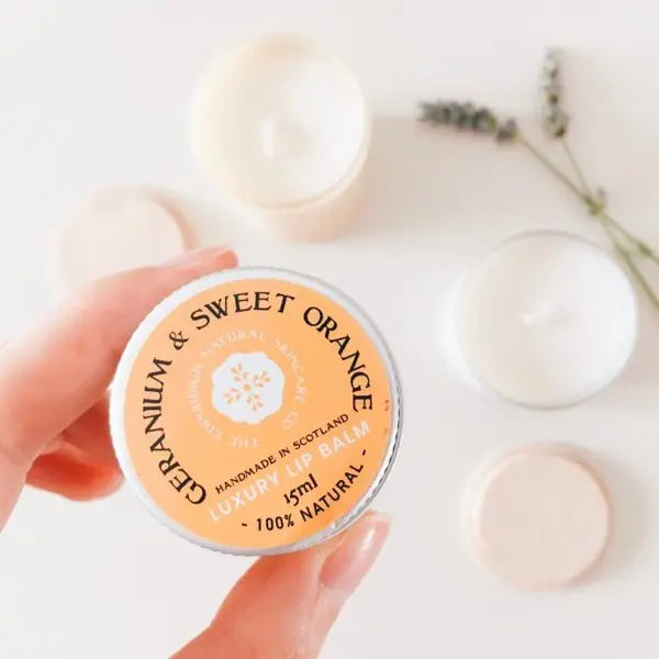 Geranium Sweet Orange Lip Balm