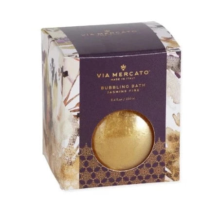 Via Mercato Jasmine Fire Bubbling Bath 