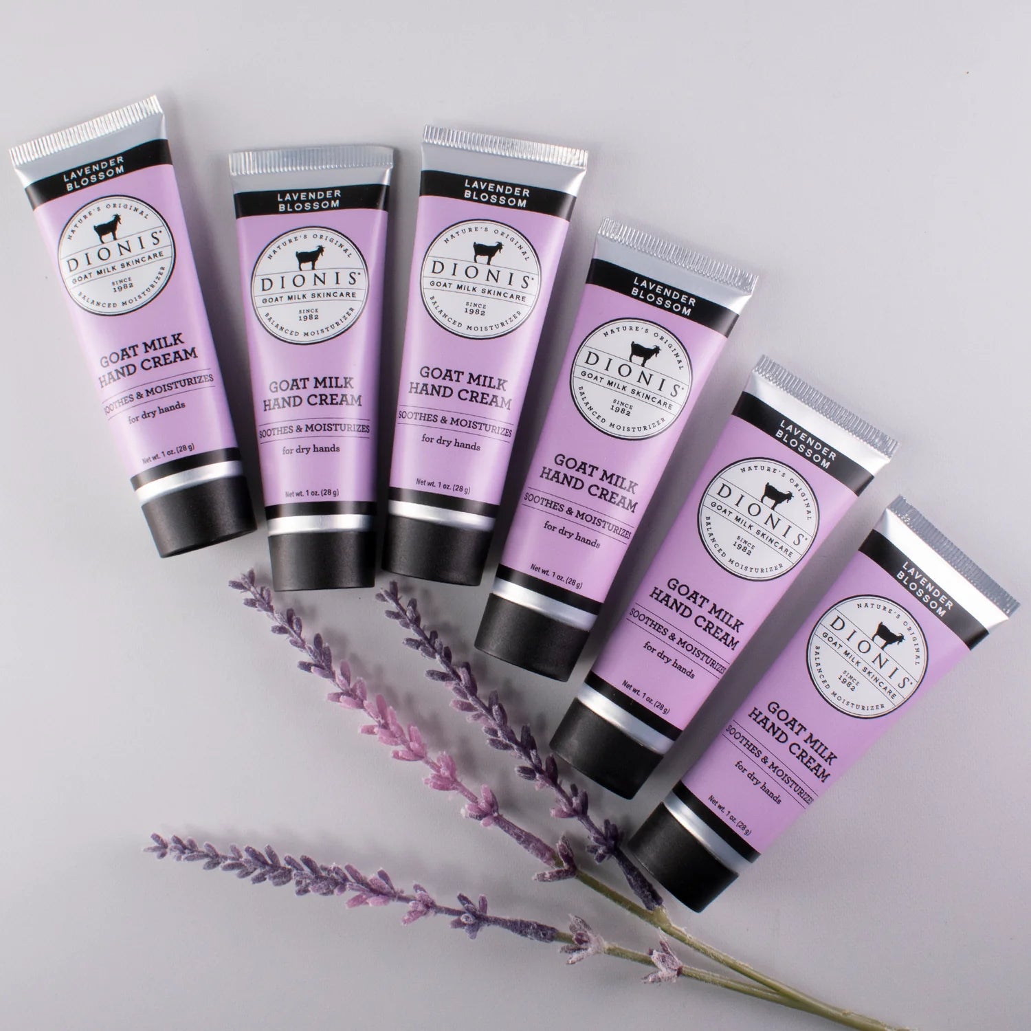 Dionis Travel Size Lavender Blossom Goat Milk Hand Cream 