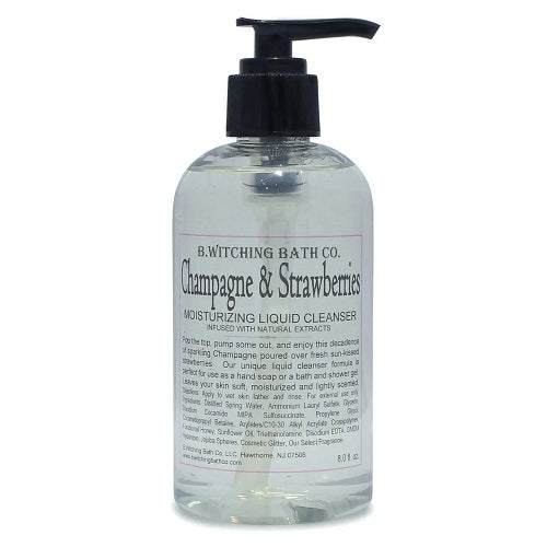 BWitching Bath Co. Liquid Cleanser -Strawberries & Champagne 