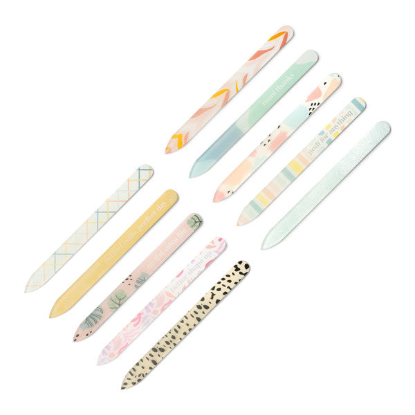 Lemon Lavender Glass Nail Filer 