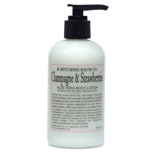 Bwitching Bath Co - Strawberries and Champagne Hand & Body Lotion 