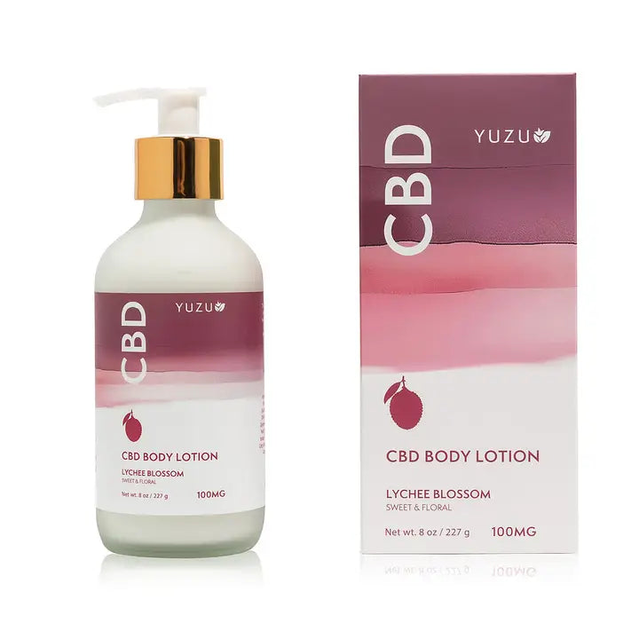 Yuzu CBD Lychee Blossom Lotion 100mg