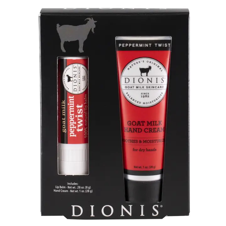 Dionis Goatmilk Peppermint Twist Lip & Hand Set