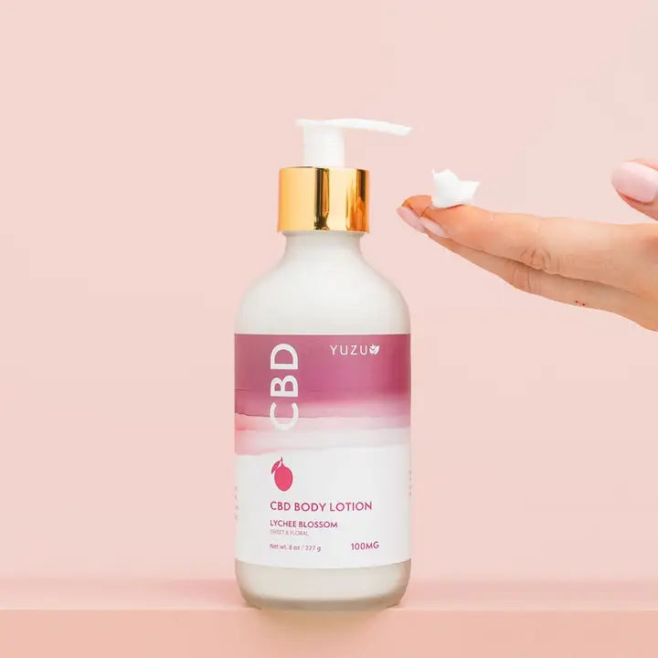 Yuzu CBD Lychee Blossom Lotion 100mg