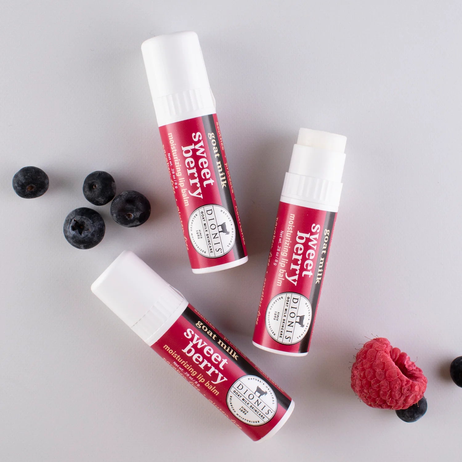 Dionis Sweet Berry Goat Milk Lip Balm 