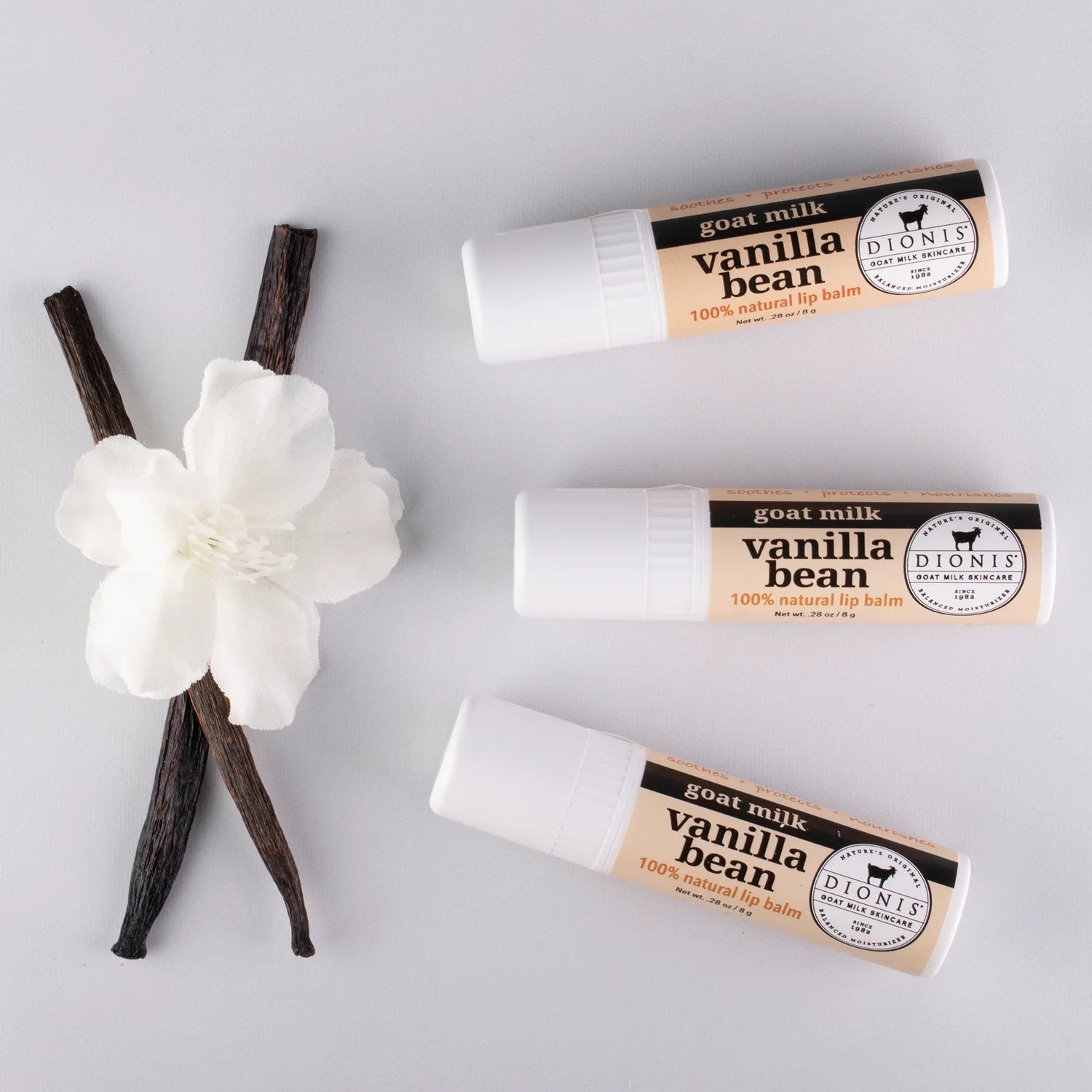 Dionis Vanilla Bean Goat Milk Lip Balm 