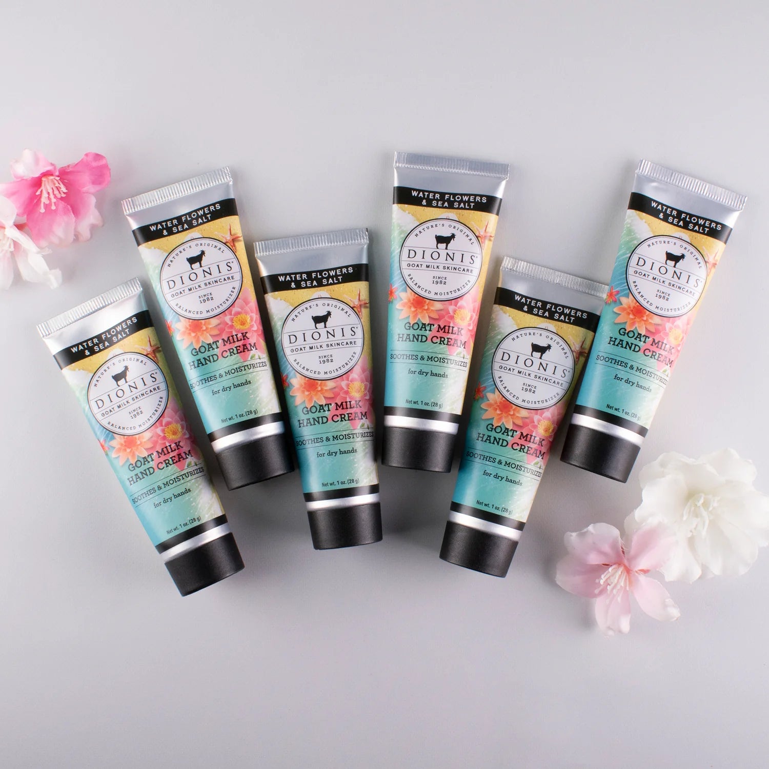 Dionis Travel Size Water Flowers & Sea Salt Goat Milk Hand Cream 