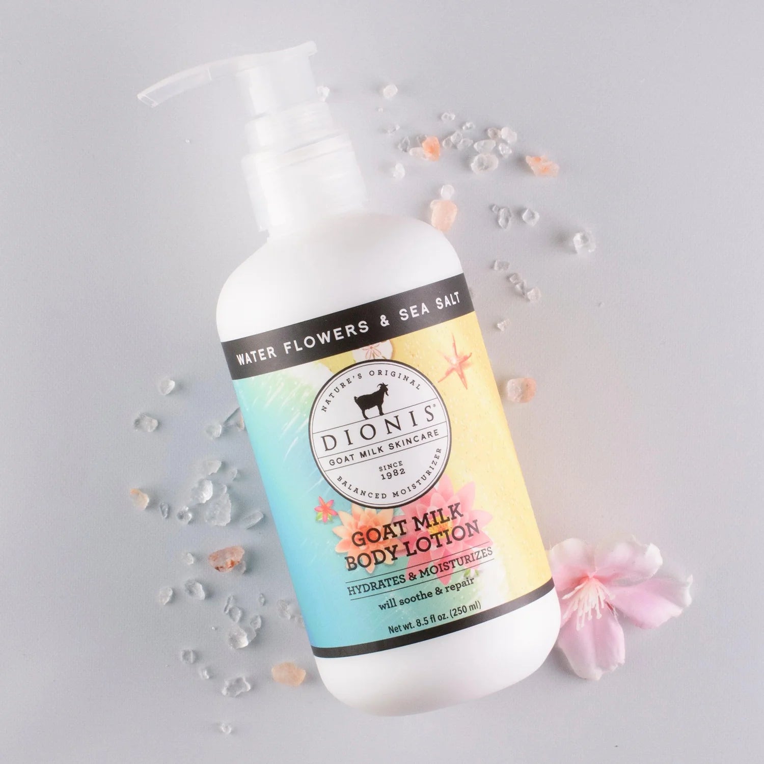 Dionis Water Flowers & Sea Salt Goat Milk Body Lotion (8.5 oz) 