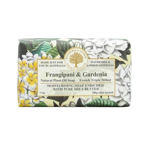 Wavertree & London Frangipani & Gardenia Bar Soap 