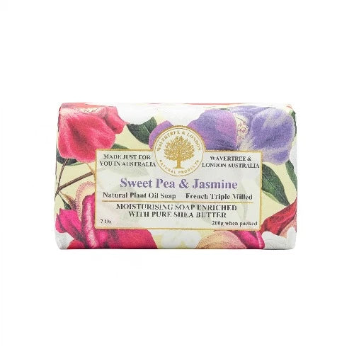 Wavertree & London Sweet Pea & Jasmine Bar Soap 
