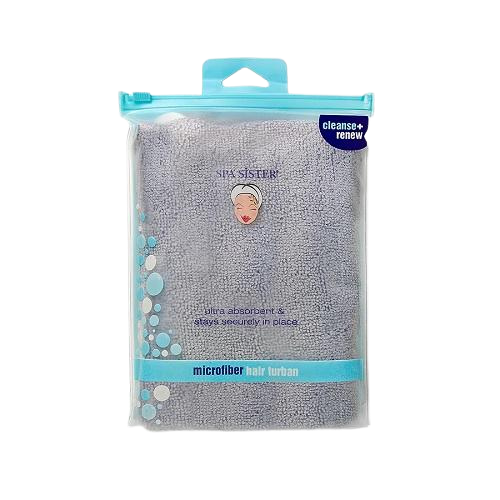 Spa Sister Microfiber Hair Turban - Assorted Colors - The Soap Opera Company