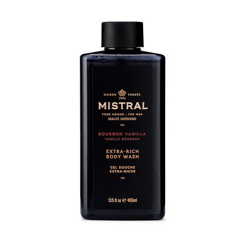 Mistral Body Wash - Bourbon Vanilla (13.5oz) - The Soap Opera Company