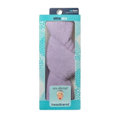 Spa Sister Terry Knot Spa Headbands - Assorted Designs - The Soap Opera Company
