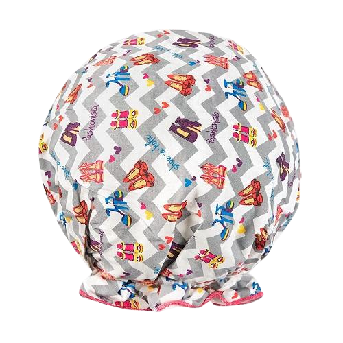 Spa Sister Bouffant Shower Cap - Assorted Designs - The Soap Opera Company