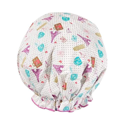 Spa Sister Bouffant Shower Cap - Assorted Designs - The Soap Opera Company