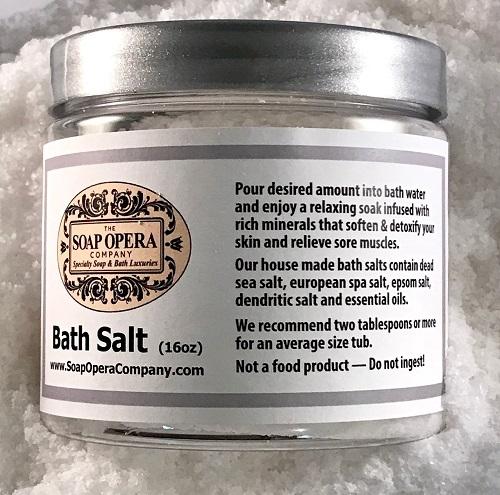 The Soap Opera Company - Bath Salt (Holiday Scents) - The Soap Opera Company