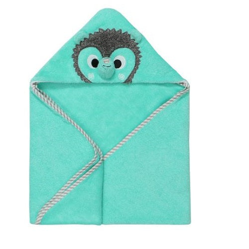 Zoochini Baby Plush Terry Hooded Towel - Harriet the Hedgehog 